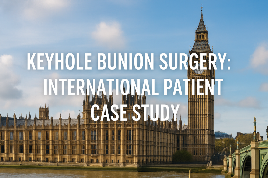 From Saudi Arabia to London: A Patient’s Journey with Keyhole Bunion Surgery Why Experience Matters in Minimally Invasive Bunion Surgery A Global Approach to Personalised Patient Care Post-Operative Recovery and Long-Distance Follow-Up