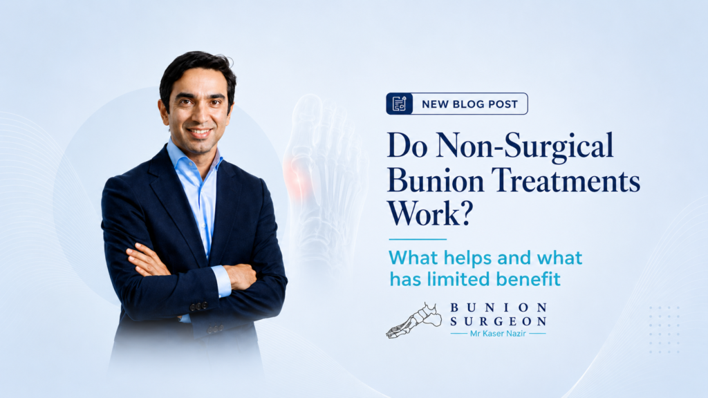 Kasear Nazir - Bunion Surgeon in Harley Street, London, Bunion Treatment Specialist