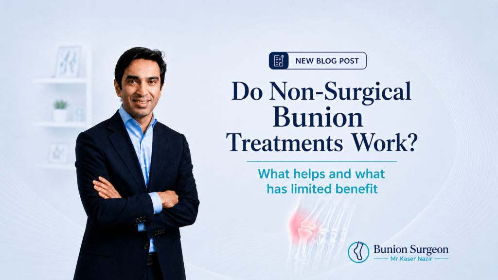 Kasear Nazir - Bunion Surgeon in Harley Street, London, Bunion Treatment Specialist
